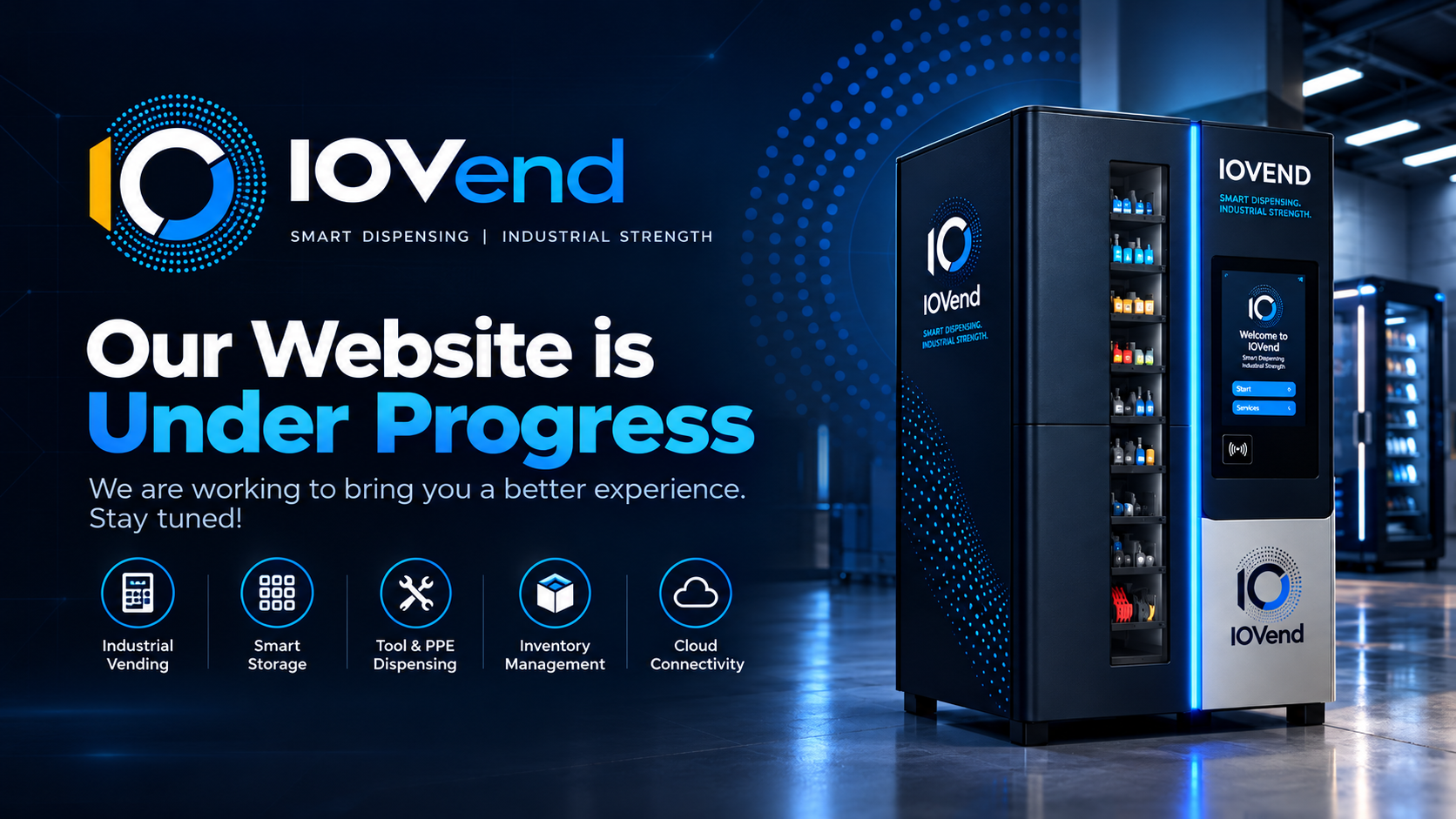 IOVend - Smart Dispensing | Industrial Strength